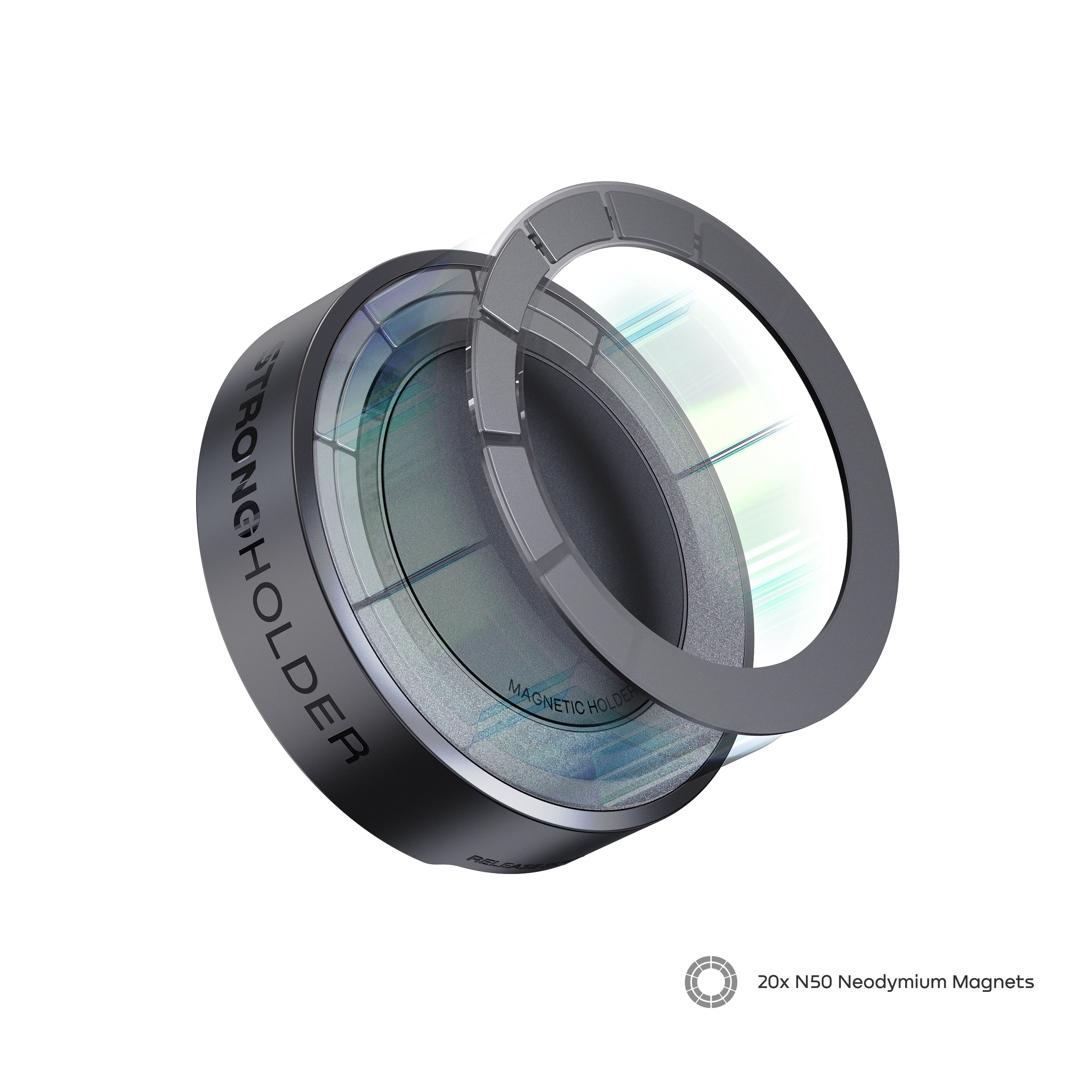 STRONGHOLDER Phone & Tablet Mount • MagSafe Compatible • Self-Adhesive